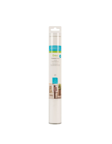 ROLLO VINYL CRICUT PREMIUM PERMANENTE BLANCO 12X48 PULGADAS
