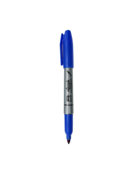 MARCADOR PERMANENTE OFIMAK 6333 PUNTA FINA AZUL