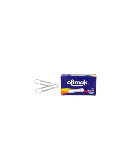 CLIP NUMERO no.1 OFIMAK 2284 33 MM 100 UNIDADES