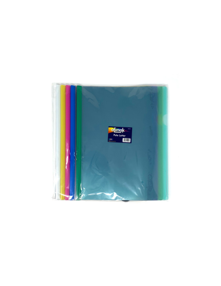 CARPETA PLASTICA CON VARILLA OFIMAK TAMAÑO CARTA SURTIDO