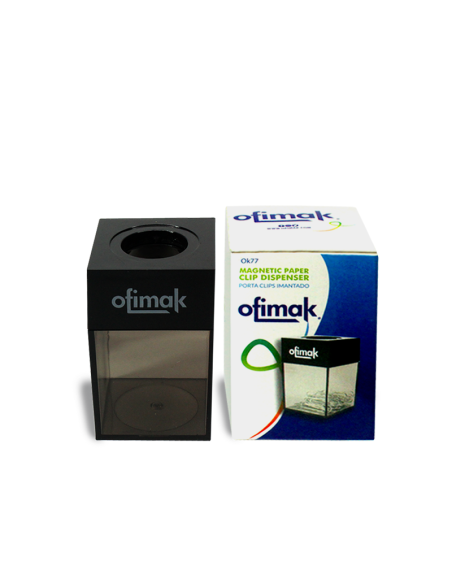PORTA CLIP OFIMAK 0106 NEGRO