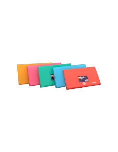 ARCHIVADOR OFIMAK 13 DIVISIONES PARA CHEQUES TAMANO A6 COLORES NEON