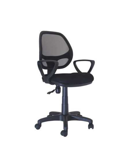 SILLA SECRETARIAL XTECH MARSELLA CAPACIDAD 200 LIBRAS NEGRA