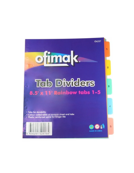 SEPARADOR 5 DIVISIONES OFIMAK