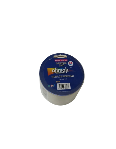 TAPE OFIMAK 2" TRANSPARENTE 3472 55 YARDAS
