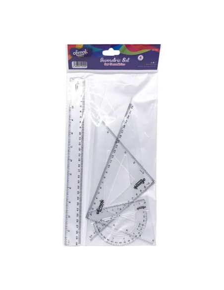 JUEGO GEOMETRICO OFIMAK SET 4 PIEZAS
