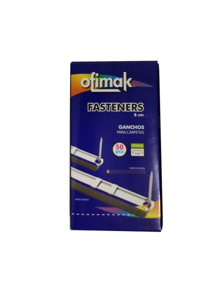 FASTENER OFIMAK 3902 8 CM 50 PIEZAS PLASTICO