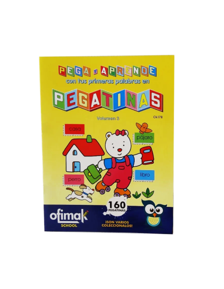 LIBRO OFIMAK PEGA Y APRENDE 160 PEGATINAS