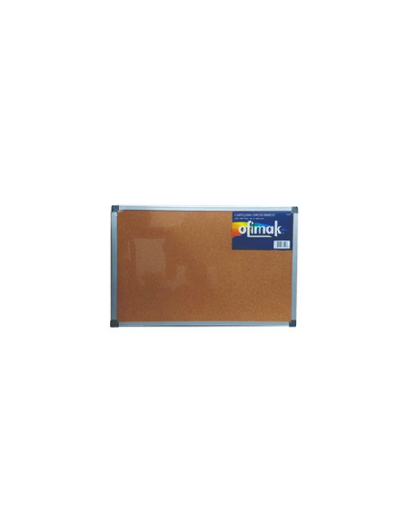 PIZARRA DE CORCHO OFIMAK MARCO DE METAL 40 CM X 60 CM