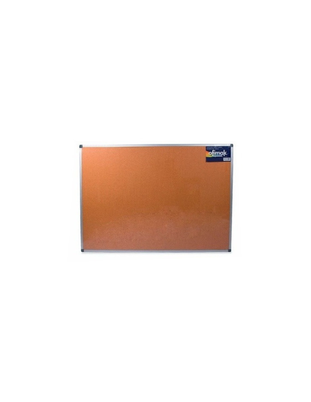 PIZARRA DE CORCHO OFIMAK MARCO DE METAL 90 X 120 CM