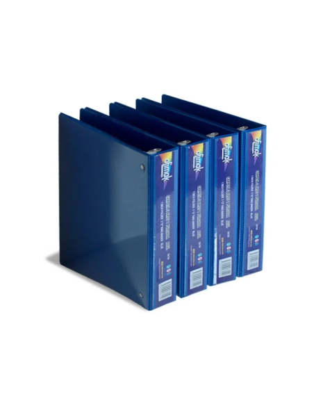 CARPETA 3 AROS OFIMAK AZUL 1.5" CARTA