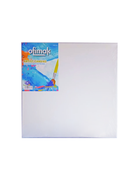 CANVAS ARTISTICAS OFIMAK 6826 40X40 CM BLANCO