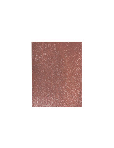 FOAMY ESCARCHADO 50X70CM 10 PIEZAS MARRON