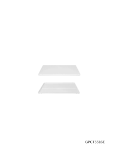 BANDEJA PARA ESTANTES DE METAL 0.90 X 0.40 MTS BLANCO