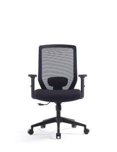 SILLA SEMI EJECUTIVA 2D LIVENO CATALYST CAPACIDAD 250 LIBRAS MALLA NEGRA