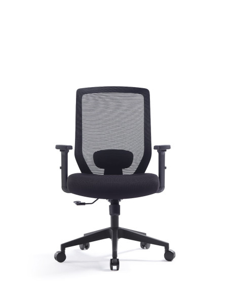 SILLA SEMI EJECUTIVA 2D LIVENO CATALYST CAPACIDAD 250 LIBRAS MALLA NEGRA