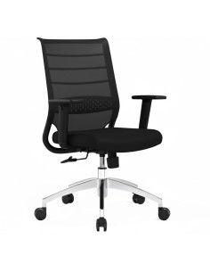 SILLA SECRETARIAL LIVENO NIVUS CAPACIDAD 250 LIBRAS MALLA NEGRA