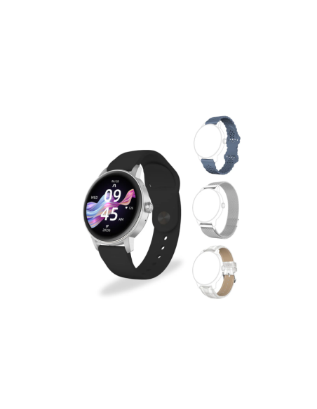 RELOJ INTELIGENTE ARGOM SKEIWATCH C30 ANDROID IOS IP67 MICRÃ“FONO INTEGRADO PARA LLAMADAS TELEFÃ“NICAS BT NEGRO / AZUL