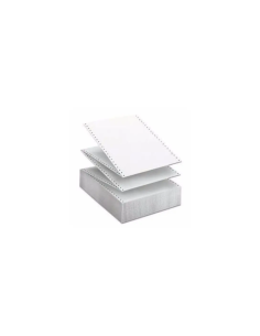 FORMA CONTINUA QUIMICA 9 1/2" X 11" 1000 HOJAS 2 PARTES COLOR BLANCO