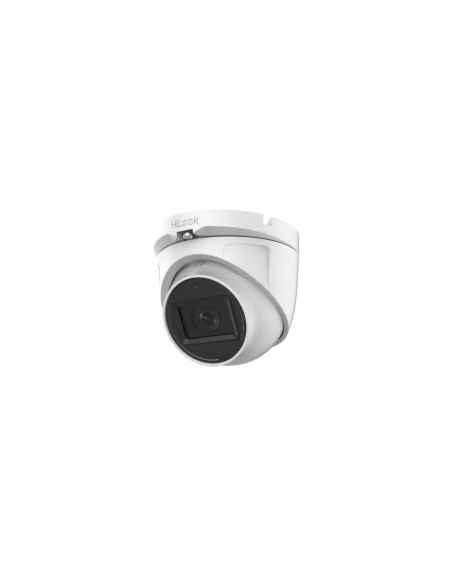 CAMARA CCTV HILOOK DOMO TURBO HD 2MPX 1920 X 1080 TVI / AHD / CVI / CVBS IP66 MICROFONO INTEGRADO METAL
