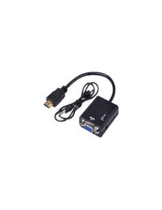 ADAPTADOR AGILER HDMI A VGA CON SALIDA AUDIO
