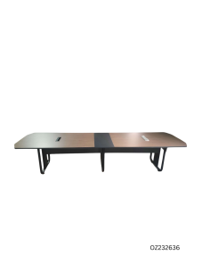 MESA CONFERENCIA 6 PERSONAS 2.00 X 1.00 X 0.75 MTS CAMEL OAK/ GRIS