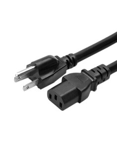 CABLE DE PODER XTECH 110-250V 6 PIES NEGRO
