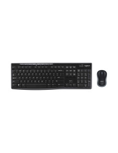 TECLADO Y MOUSE INALAMBRICO LOGITECH ESPAÑOL NEGRO