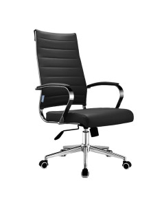 SILLA EJECUTIVA LIVENO SYMPHONY CAPACIDAD 330 LIBRAS CUERINA NEGRA